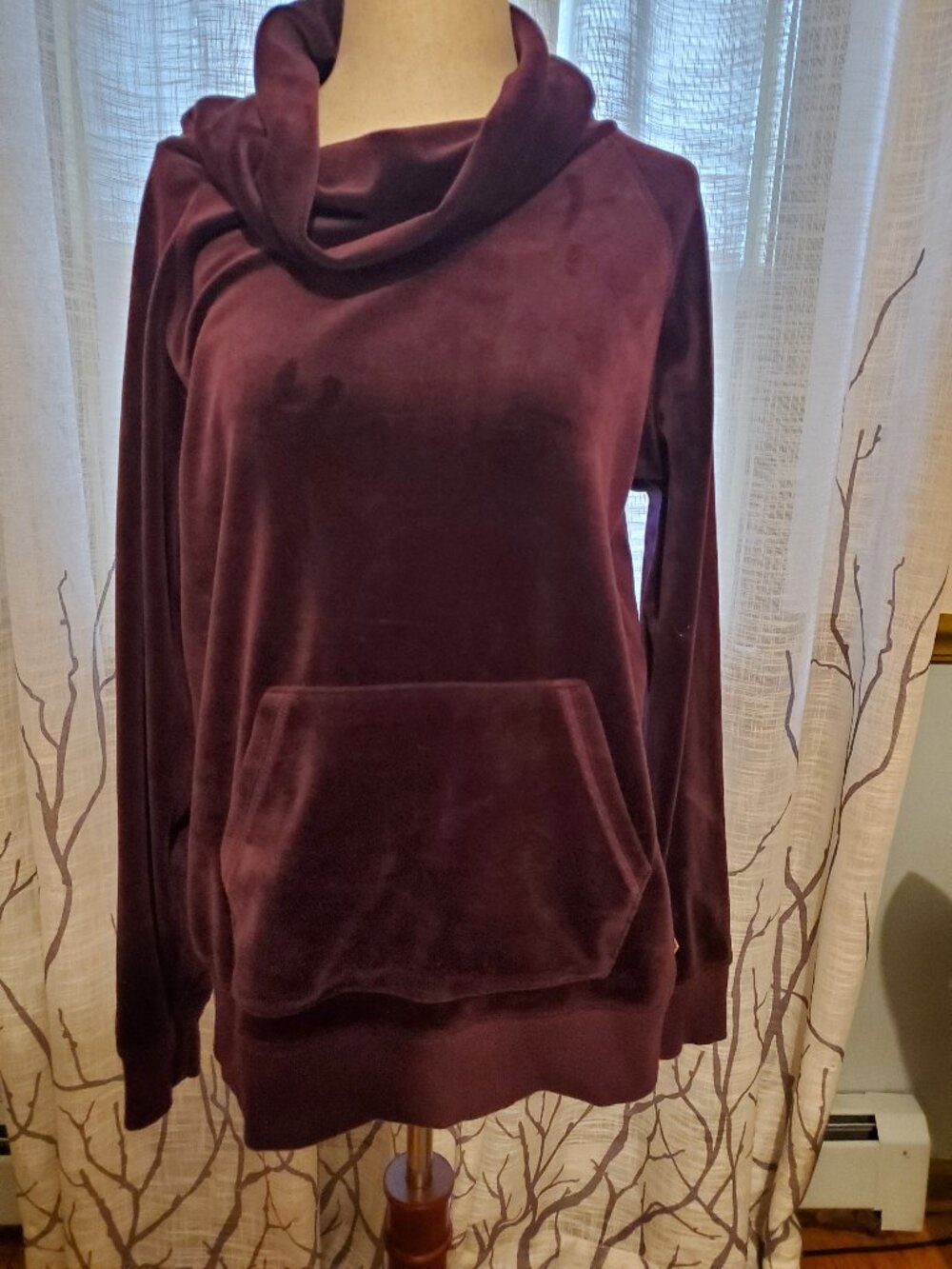 Velor sweatshirt